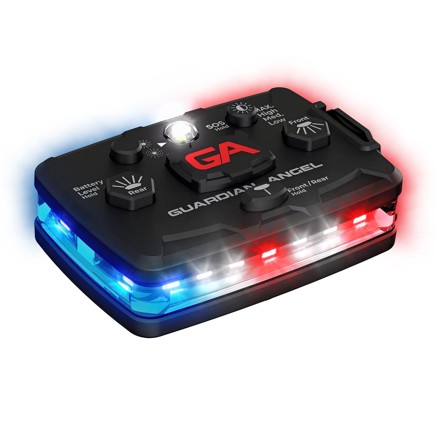 Red/Blue Wearable Safety Light - Elite