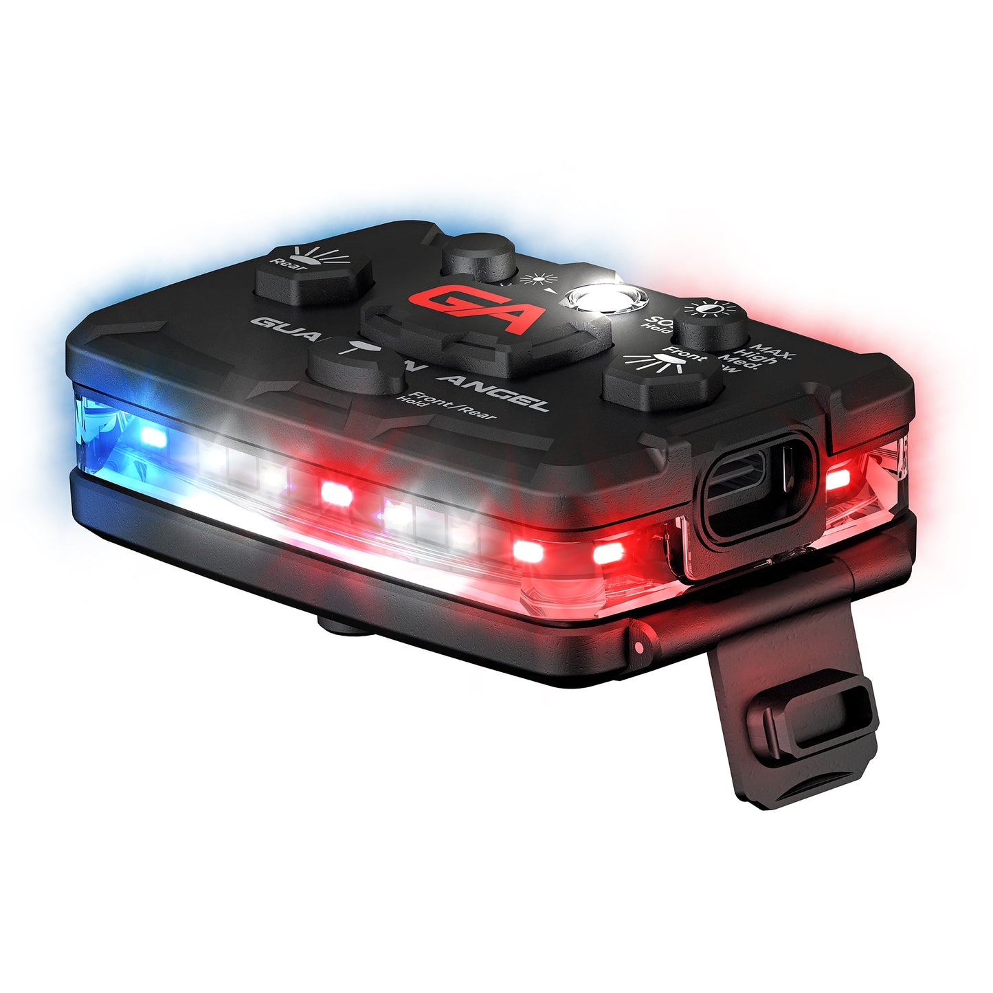 Red/Blue Wearable Safety Light - Elite