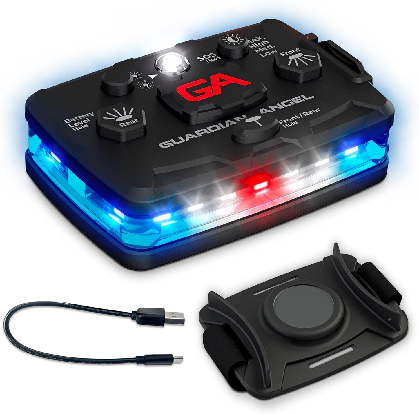 Blue/Blue Wearable Safety Light - Elite
