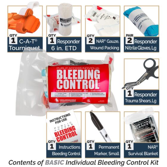Individual Bleeding Control Kit (Vacumm Sealed)