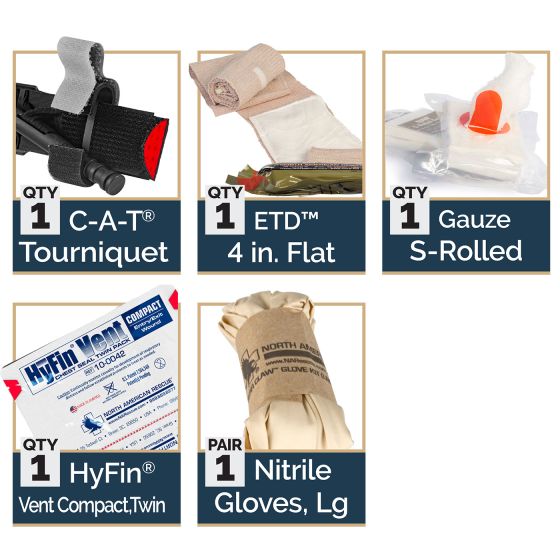 M-FAK Mini First Aid Kit (Black)