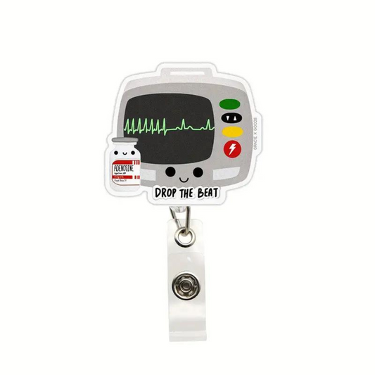 ID Card Holder - Cardiac Monitor Adenosine