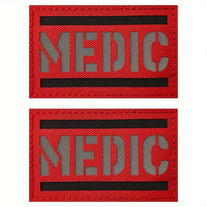 MEDIC Red Reflective Patch