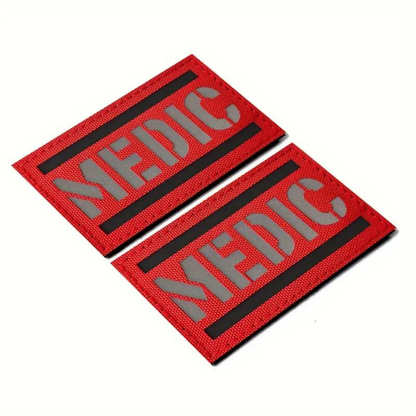 MEDIC Red Reflective Patch