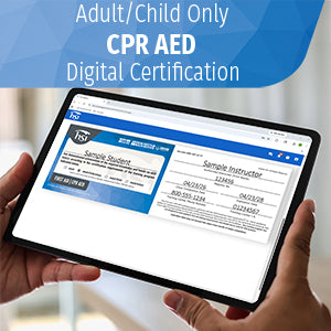 (G25) HSI Adult/Child Only: CPR/AED Digital Certification Card (G2025)