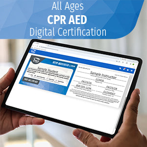 (G25) HSI Adult/Infant/Child: CPR/AED Digital Certification Card (G2025)
