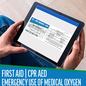 HSI Emergency Use of Medical Oxygen for FA | CPR | AED Digital Certification Card (2020)