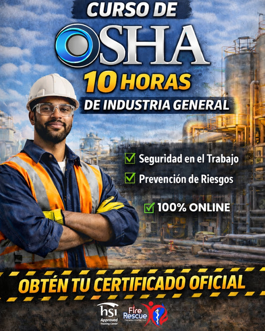 OSHA 10 Hr Industria General (Interactivo en línea) Español