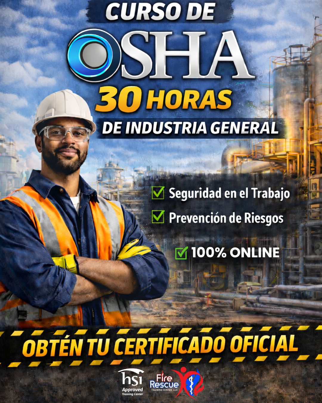 OSHA 30 Hr General Industria General (Interactivo en línea) Español