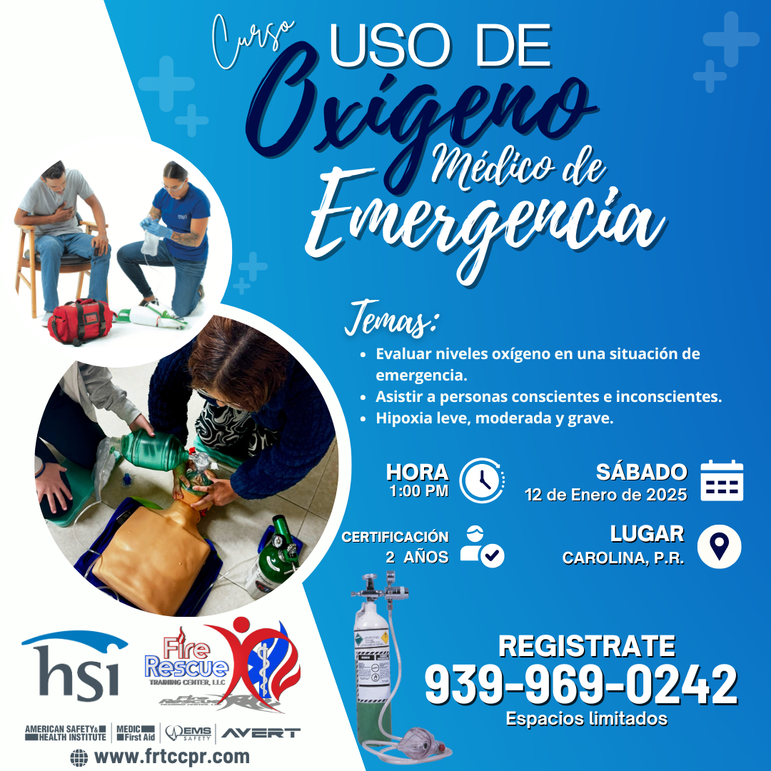 Uso de Oxígeno Médico de Emergencia