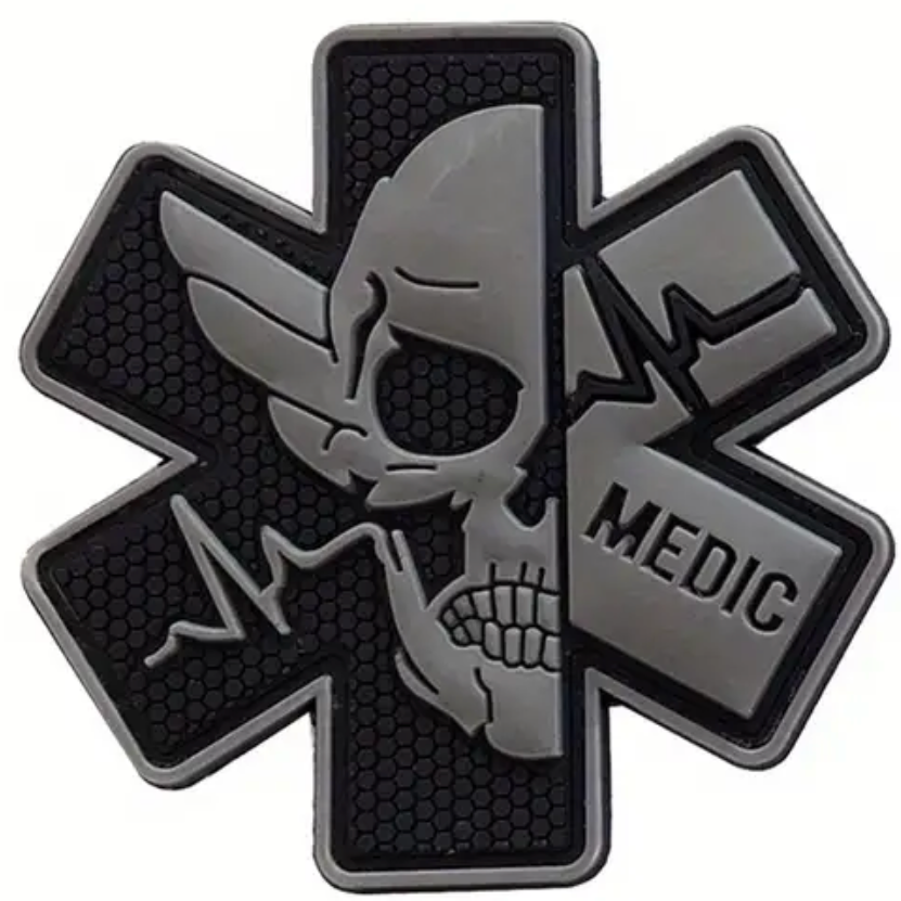 Medic Skull PVC Patch